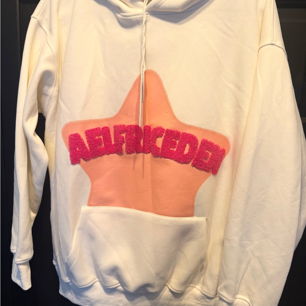 Aelfric Eden Vintage Embroidery Eden Star V303 Hoodie cream unisex XS oversized